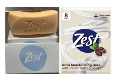 A2511 : Zest A2511 : Hygiene and Health - Soaps and shower gels - Bar Soap 6 X 8 X90g ZEST,BAR SOAP 6 X 8 X90G