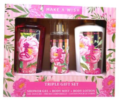 A9850 : Make wish A9850 : Hygiene and Health - Health care - Floral Set (gel-body Mist-lotion) MAKE WISH,FLORAL SET (gel-body mist-lotion),6 CT (150-275 ML