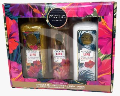 A9856 : Moira A9856 : Hygiene and Health - Soaps and shower gels - Choose Life Set (gel-body Mist-lotion) MOIRA,CHOOSE LIFE SET (gel-body mist-lotion),6 CT(215-400ml)