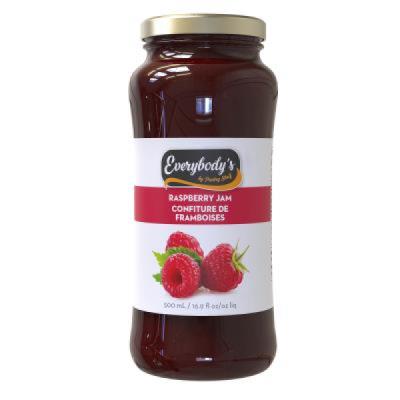 C716-OU : Eveybody's C716-OU : Lunch and snacks - Spreads - Raspberry Jam EVEYBODY'S, RASPBERRY JAM, 12 x 500ML