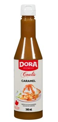 C876 : Dora C876 : Lunch and snacks - Spreads - Caramel Coulis DORA, caramel coulis, 12 x 340 ML