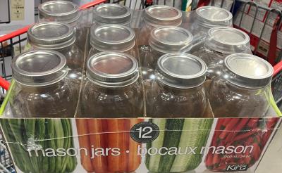 CA040-OU : Bernardin CA040-OU : Accessories & Supplies - Orther - Mason Jars (big) BERNARDIN , MASON JARS (BIG) , 12 UN 12 jars x 1litres