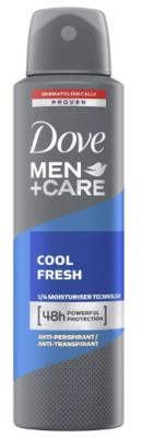 CA2090-1 : Dove CA2090-1 : Hygiene and Health - Deodorant - Men Care Deo Spray Men Cool Fresh DOVE, MEN CARE DEO SPRAY men cool fresh, 6 x 150 ML