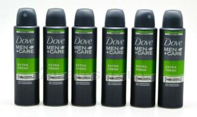 CA2099 : Dove CA2099 : Hygiene and Health - Health care - Men Care Extra Fresh Spray Deo. DOVE, MEN CARE extra fresh SPRAY deo., 6 x150 ML