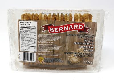 CB477 : Bernard CB477 : Lunch and snacks - Cookies - Maple Leaf Cookies BERNARD, MAPLE LEAF COOKIES, 24X325g