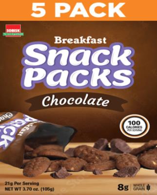 CB8760 : Sobisk CB8760 : Lunch and snacks - Cookies - Choco. Cookies Snack Pack SOBISK, CHOCO. COOKIES snack pack, 12 x 5 pack