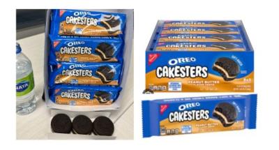 CG1150-OU : Nabisco CG1150-OU : Lunch and snacks - Soft bars - Oreo Cakesters (p. Butter) NABISCO, OREO cakesters (p. butter), 6 x (8 x 85g)