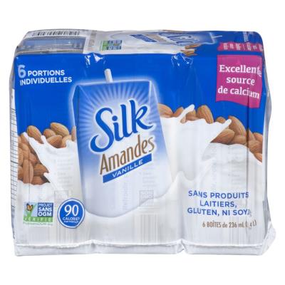 CG4977 : Silk CG4977 : Beverages - Water - Almond Milk Vanilla SILK , ALMOND MILK vanilla ,  3 x (6 x 236 ML )