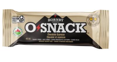 CG588 : Horny CG588 : Lunch and snacks - Soft bars - O Snack Bars Chocolate And Espresso HORNY, O SNACK BARS chocolate and espresso, 12 x 45g