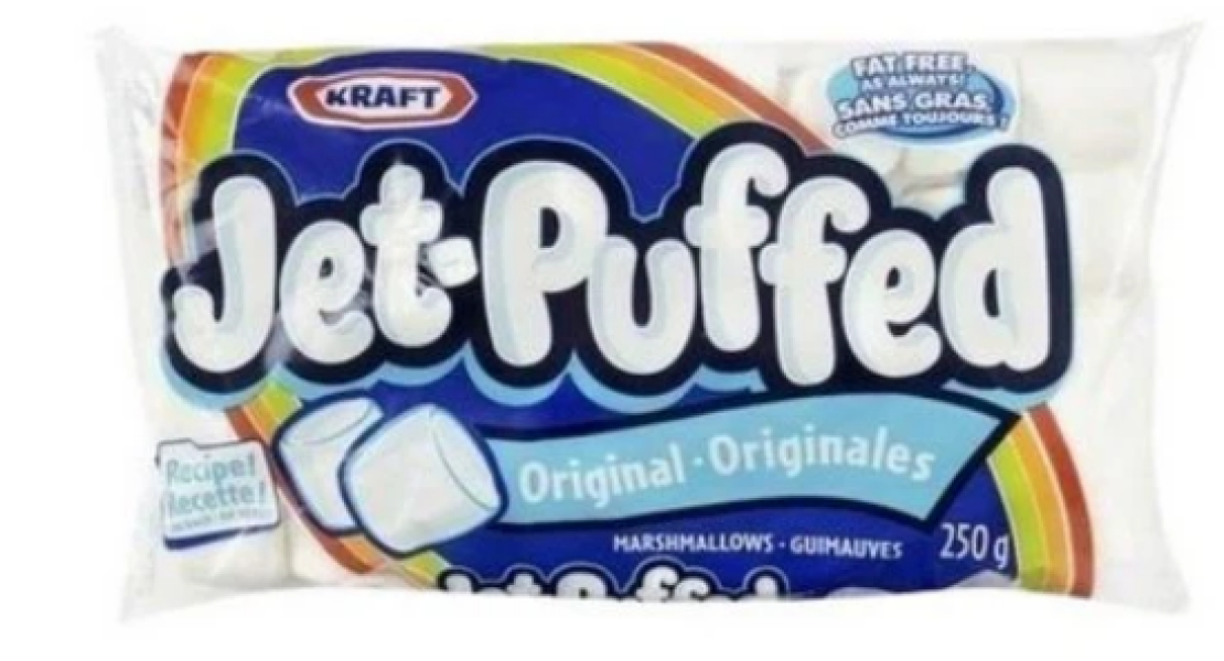 CG6799 : Kraft CG6799 : Confectionery - Marshmallows - Mashmallow Jet Puffed Orig.(white) KRAFT,MASHMALLOW JET PUFFED ORIG.(white), 24 x 250g