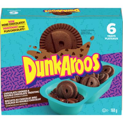 CG7094 : Dunkaroos CG7094 : Lunch and snacks - Cookies - Choc. Cook. & Choco. Frosting DUNKAROOS, CHOC. COOK. & CHOCO. FROSTING ,6 x 168G