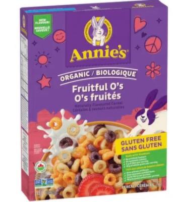 CG975 : Annie's CG975 : Lunch and snacks - Cereals - Cereal Fruitful O's (organic) ANNIE'S, CEREAL FRUITFUL O's (organic), 10 x 289G