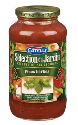 CH0015 : Catteli garden sel. sauce fines herb 12 x 640ml CH0015 : Condiments - Sauce -  CATTELI GARDEN SEL. SAUCE FINES HERB 12 x 640ML