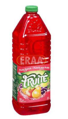 CJ603 : FruitÉ CJ603 : Beverages - Juice - Fruit Punch Drink FRUITÉ, FRUIT PUNCH DRINK, 6 x 2 L