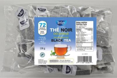 CK0010 : Tetley CK0010 : Beverages - Tea - Dark Tea Deca. TETLEY , DARK TEA deca. , 32 x 72 CT