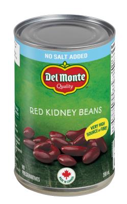 CL72-OU : Del monte CL72-OU : Preserves and jars - Vegetables - Red Kidney Beans (no Salt) DEL MONTE ,RED KIDNEY BEANS (no salt), 24 x 398ml