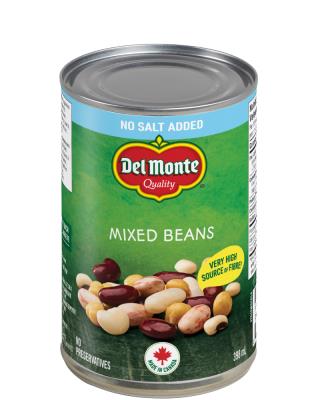 CL74-OU : Del monte CL74-OU : Preserves and jars - Vegetables - Mixed Beans (no Salt) DEL MONTE ,MIXED BEANS (no salt), 24 x 398ml