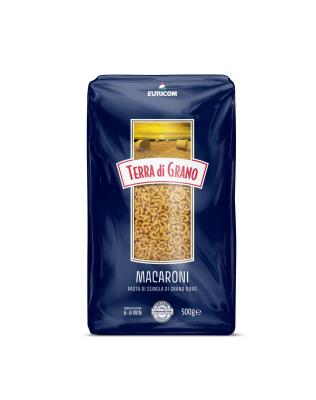 CN0381 : Terra di grano CN0381 : Pasta, rice and noodles - Macaroni - Macaroni Shells TERRA DI GRANO, MACARONI shells, 12 x 500G