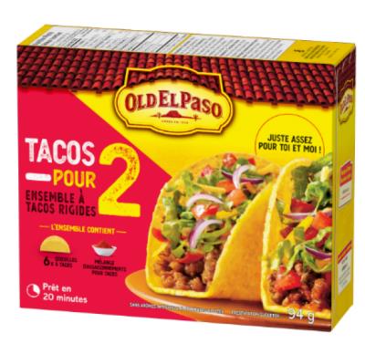 CN560 : Old el paso CN560 : Cooking Ingredients - Dough mixes - Hard Tacos Set OLD EL PASO, hard TACOS SET, 12 x 94g