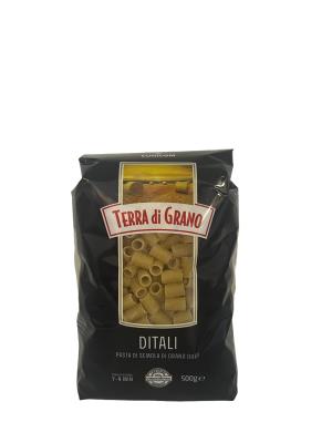 CN9317 : Terra di grano CN9317 : Pasta, rice and noodles - Macaroni - Ditali TERRA DI GRANO,DITALI,12 x 500G