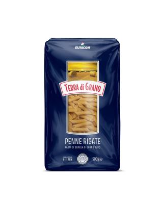 CN9324 : Terra di grano CN9324 : Pasta, rice and noodles - Macaroni - Penne Rigate TERRA DI GRANO, PENNE RIGATE, 12 x 500G