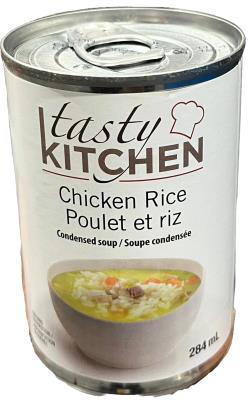 CS0104-OU : Tast.kitc. CS0104-OU : Pasta, rice and noodles - Soups - Condensed Chicken & Rice Soup TAST.KITC.,condensed CHICKEN & RICE SOUP, 24 x 284 ML