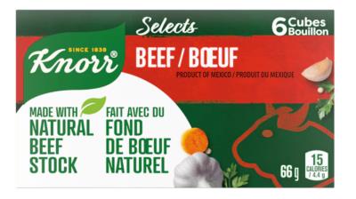 CS265 : Knorr CS265 : Confectionery - Chocolate - Beef Bouillon KNORR , BEEF BOUILLON, 144 (6 box x 24)