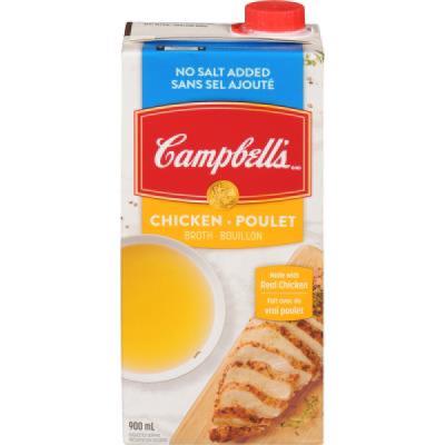 CS992-OU : Campbell's CS992-OU : Preserves and jars - Soups - Broth Chicken Without Salt CAMPBELL'S, BROTH chicken without salt, 12 x 900 ML