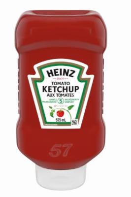 CT27-1 : Heinz CT27-1 : Condiments - Ketchup - Ketchup (sans Upc) HEINZ, KETCHUP (SANS UPC), 20 X 575ML (squeeze)