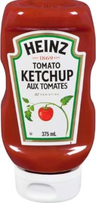 CT62 : Heinz CT62 : Condiments - Ketchup - Squeezable Ketchup HEINZ, SQUEEZABLE KETCHUP, 12 x 375ml