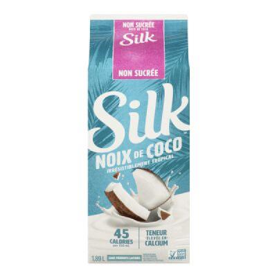 G5132-OU : Silk G5132-OU : Beverages - Juice - Unsweetened Coco Milk SILK, unsweetened COCO MILK, 6 x 1.89L