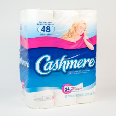 S34254-OU : Cashmere S34254-OU : Household products - Toilet paper - Bath Tissus CASHMERE, BATH TISSUS, 2 X 24 DOUBLE ROLLS